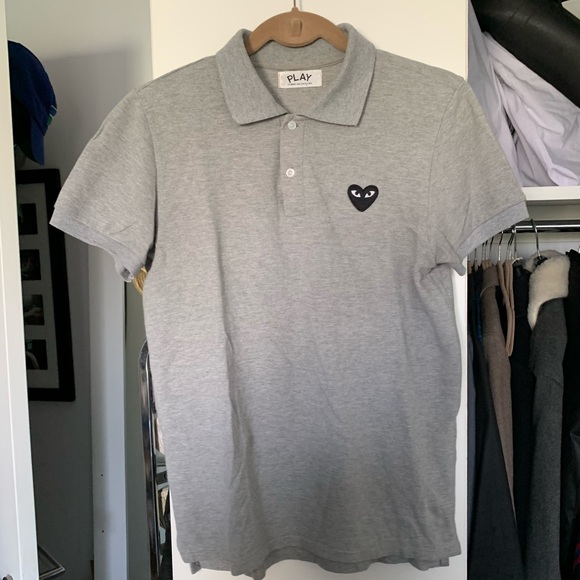 commes des garcons polo shirt